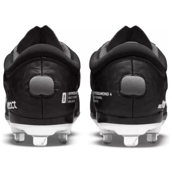 Nike Women's Hyperdiamond 4 Elite Softball Cleats Black Size 9 CZ5917-005 - Picture 7 of 8